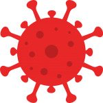 logo illustrating Covid-19 and the pandemic