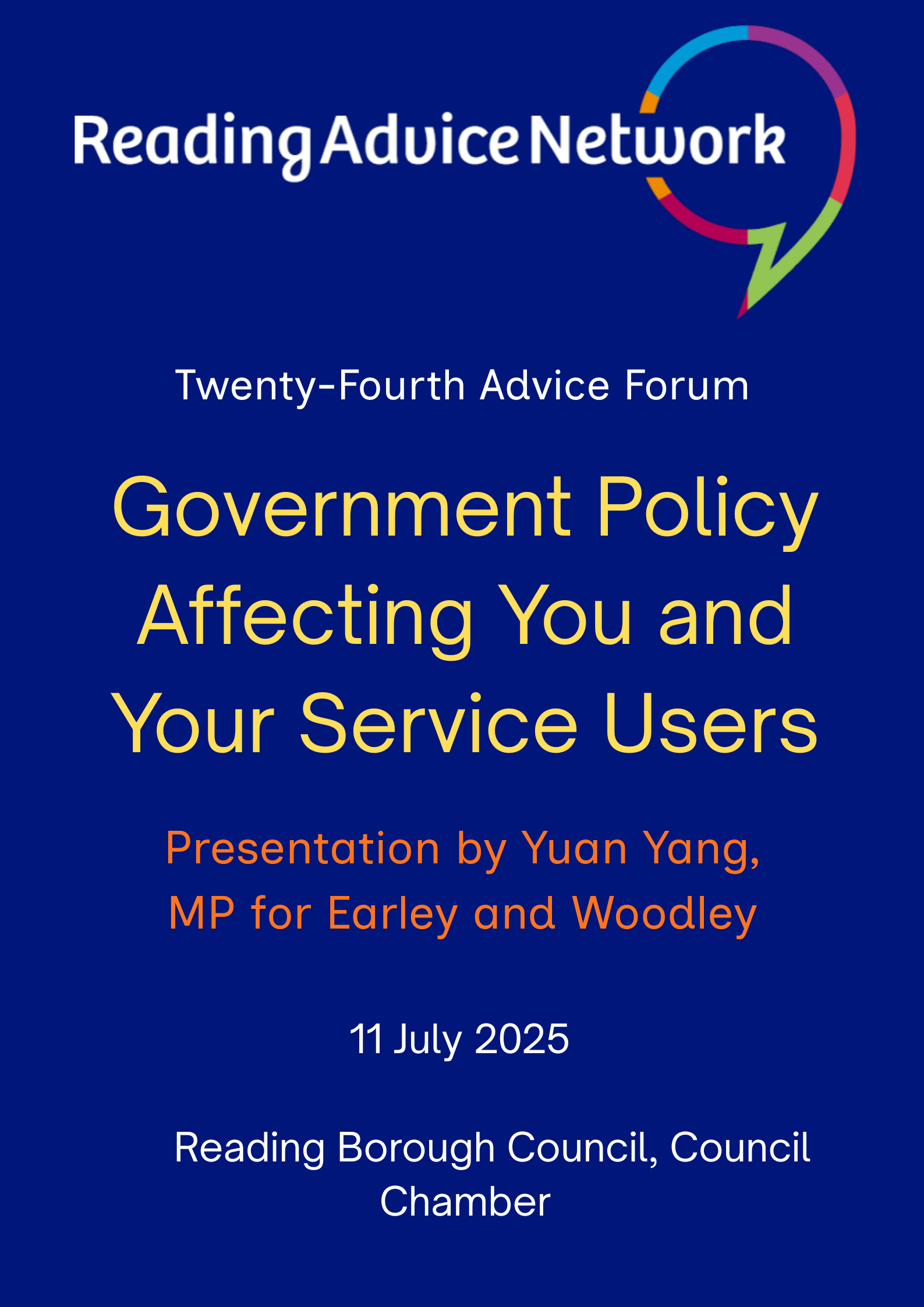 RAN's Twenty-Fourth Forum